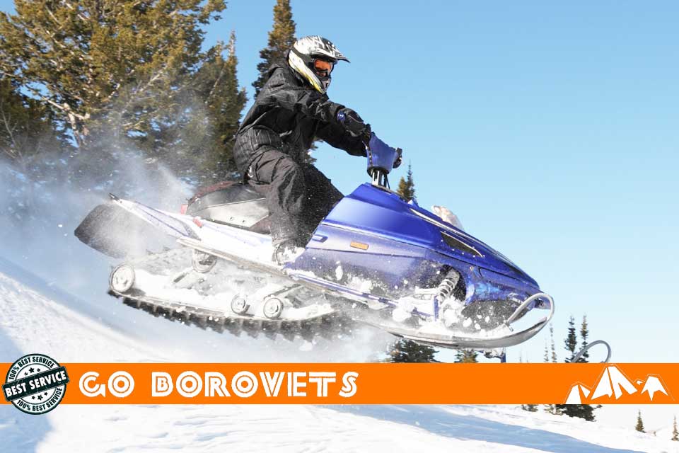 Snow mobiling day tour in Borovets